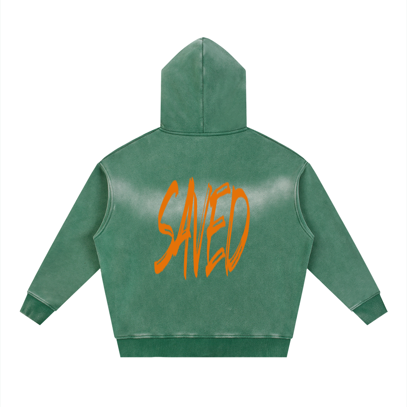 Sunfade Two-way Zipper Boxy Fleece Hoodie